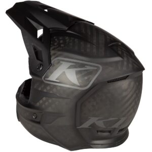 KLIM F3 Carbon Black Matt Motocross Helmet - Image 3