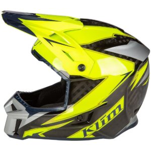 Casco de motocross KLIM F3 Carbon Lightning Hi-Vi - Imagen 2