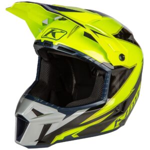 Casco de motocross KLIM F3 Carbon Lightning Hi-Vi - Imagen 1