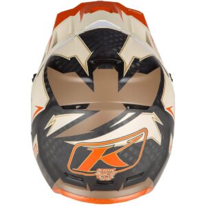 KLIM F3 Carbon Lightning Peyote Motocross Helmet - Image 4