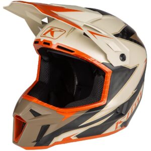 KLIM F3 Carbon Lightning Peyote Motocross Helmet - Image 1