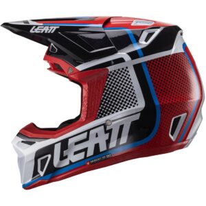 Casco de motocross LEATT Kit Moto 8.5 Rojo 2024 - Imagen 3