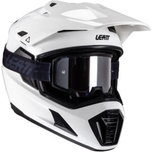 LEATT Kit ADV 8.5 White Adventure Helmet - Image 3