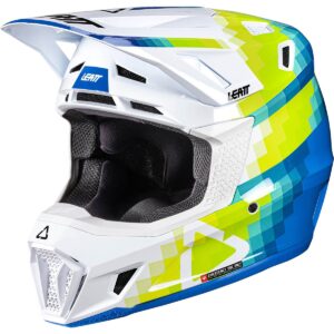 Casco de motocross LEATT Kit Moto 7.5 Pixel Azul 2026 - Imagen 5
