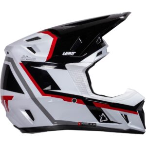 LEATT Kit Moto 7.5 Pixel White / Red 2026 Motocross Helmet - Image 3
