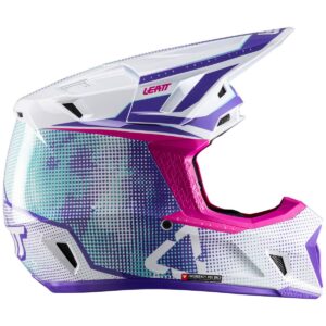 Casco de motocross LEATT Kit Moto 7.5 Morado 2026 - Imagen 3