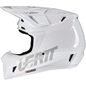 LEATT Kit Moto 7.5 V25 White 2025 Motocross Helmet - Image 4