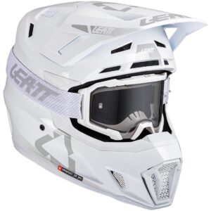 LEATT Kit Moto 7.5 V25 White 2025 Motocross Helmet - Image 1