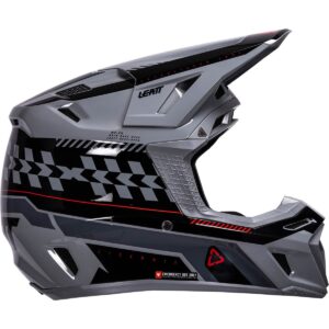 LEATT Kit Moto 8.5 Grey 2026 Motocross Helmet - Image 3