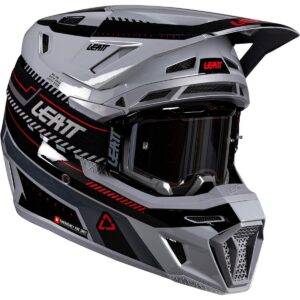 LEATT Kit Moto 8.5 Grey 2026 Motocross Helmet - Image 2