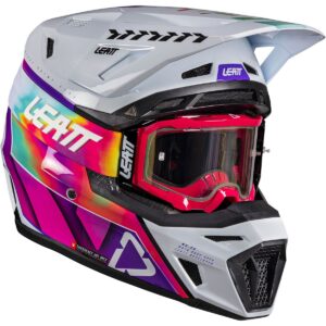 LEATT Kit Moto 8.5 Pinata Teal 2026 Motocross Helmet - Image 2