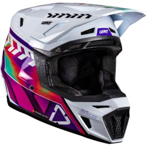 LEATT Kit Moto 8.5 Pinata Teal 2026 Motocross Helmet - Image 1