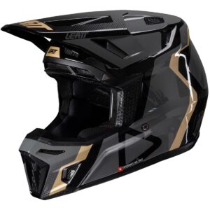 LEATT Kit Moto 8.5 V25 Black 2025 Motocross Helmet - Image 5