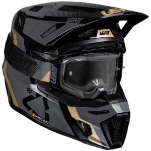LEATT Kit Moto 8.5 V25 Black 2025 Motocross Helmet - Image 1