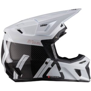 LEATT Kit Moto 9.5 Carbon / White 2026 Motocross Helmet - Image 3