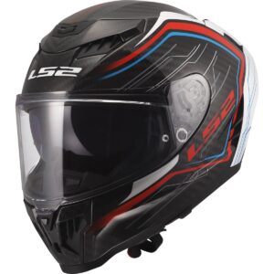 LS2 FF807 Dragon Subic White / Blue / Red Full-Face Helmet - Image 1