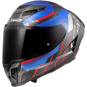 Casco integral LS2 FF807 Dragon Trax Azul / Rojo - Imagen 1