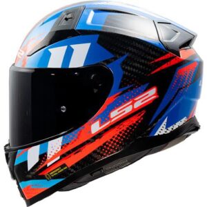 Casco integral LS2 FF811 Vector II C Tantic Rojo / Azul - Imagen 1