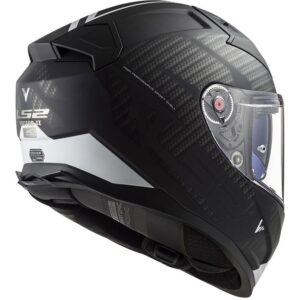 LS2 FF811 Vector II Splitter Matt Black / White Full-Face Helmet - Image 2