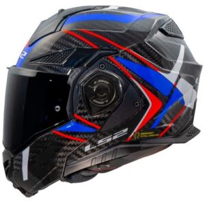 Casco integral LS2 FF901 Advant X Carbon Future II Blanco / Azul - Imagen 1