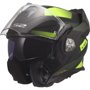 LS2 FF901 Advant X Nova Matt Black / H-V Yellow Full-Face Helmet - Image 2