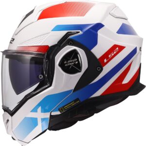 LS2 FF901 Advant X Nova White / Blue / Red Full-Face Helmet - Image 2