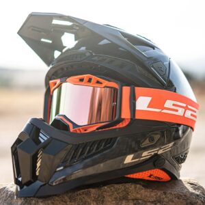 Casco de motocross LS2 MX703 X-Force Mate Carbon - Imagen 2