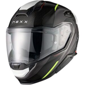 Casco integral NEXX X.TR Carbon Rush Negro / Neón - Imagen 1