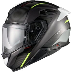 Casco integral NEXX X.TR Carbon Rush Negro / Neón - Imagen 2