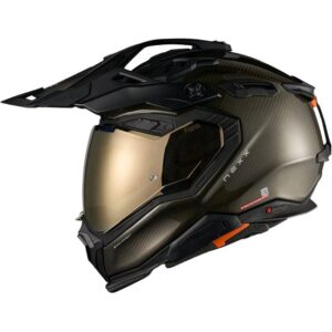 NEXX X.WED3 Carbon Golden Dune Carbon / Gold Matt Full-Face Helmet - Image 3