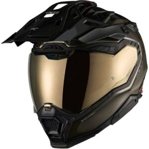 NEXX X.WED3 Carbon Golden Dune Carbon / Gold Matt Full-Face Helmet - Image 1