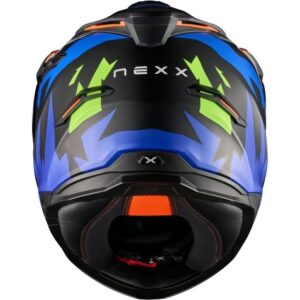Casco integral NEXX Y.Travl Primal Azul / Neón Mate - Imagen 3