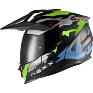NEXX Y.Travl Primal Neon / Black Matt Full-Face Helmet - Image 2