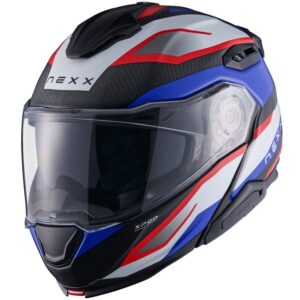 Casco integral NEXX X.Lifetour Pro Mile Azul / Rojo Mate - Imagen 1