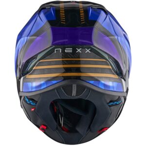 Casco integral NEXX X.R3R Carbon Swirl Deep Azul - Imagen 3