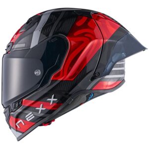 NEXX X.R3R Carbon Swirl Red Full-Face Helmet - Image 2