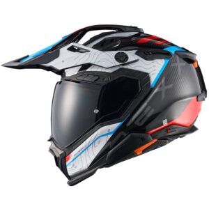 Casco integral NEXX X.WED3 Carbon Furka Azul / Rojo - Imagen 3