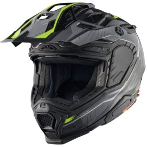 NEXX X.WED3 Carbon Furka Grey / Neon Full-Face Helmet - Image 2