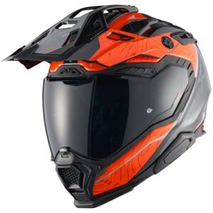Casco integral NEXX X.WED3 Carbon Furka Naranja / Gris - Imagen 1
