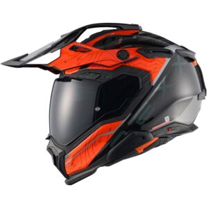 Casco integral NEXX X.WED3 Carbon Furka Naranja / Gris - Imagen 3