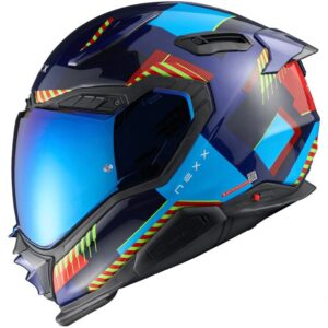 Casco integral NEXX X.WST 3 Fluence Azul / Rojo - Imagen 1