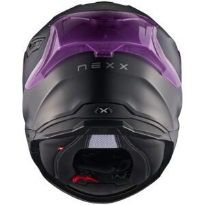 Casco modular NEXX Y.100R Subsonic Negro / Rosa Mate - Imagen 3