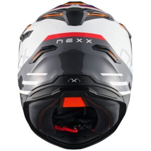 Casco integral NEXX Y.Travl Quest Blanco / Azul / Bright Rojo - Imagen 3