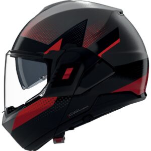 Casco integral NOLAN N120-1 Ciclone Gris Lava / Negro / Rojo - Imagen 2