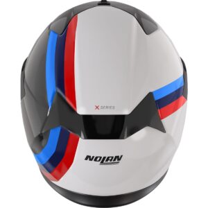 NOLAN X-904 Ultra Carbon Gemini Carbon / White / Red / Blue / Light Blue Full-Face Helmet - Image 3