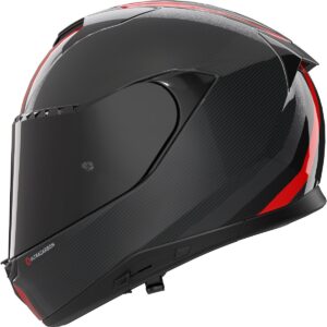 NOLAN X-904 Ultra Carbon Gemini Carbon / Black / Red / Anthracite / Grey Full-Face Helmet - Image 2