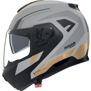 Casco integral NOLAN N100-6 Cinetico Gris / Negro / Antracita / Dorado Mate - Imagen 2