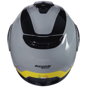 Casco integral NOLAN N100-6 Incognito Gris / Amarillo / Negro - Imagen 3