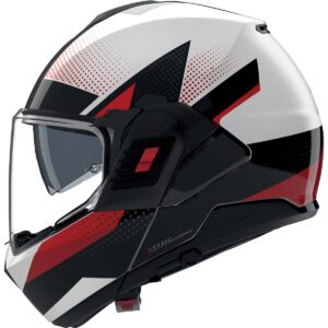 Casco integral NOLAN N120-1 Ciclone Blanco / Negro / Rojo - Imagen 2