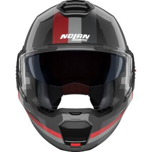 Casco integral NOLAN N120-1 Lineo Negro / Rojo / Gris - Imagen 3